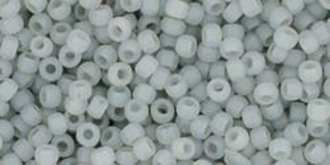 Toho 11/0 Round Japanese Seed Bead, TR11-150F, Ceylon Frost Smoke, 13 grams